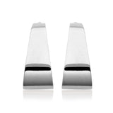 STEELX Stainless Steel Polished Curl Studs
