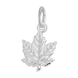 REMBRANDT Sterling Silver Maple Leaf Charm
