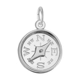 REMBRANDT Sterling Silver Compass with Needle Charm