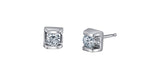 FOREVER JEWELLERY 10K White Gold Diamond Studs