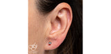 FOREVER JEWELLERY 10K Yellow Gold Diamond Studs