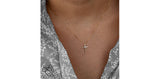 FOREVER JEWELLERY 10K Yellow Gold Diamond Cross Pendant
