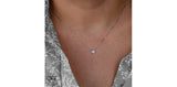 FOREVER JEWELLERY 10K White Gold Diamond Illuminaire Bezel Circle Pendant