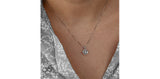 FOREVER JEWELLERY 10K White Gold Diamond Pulse Swirl Pendant