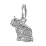 REMBRANDT Sterling Silver Cat Accent Charm