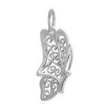REMBRANDT Sterling Silver Filigree Butterfly Charm