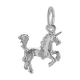 REMBRANDT Sterling Silver Small Unicorn Charm