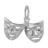 REMBRANDT Sterling Silver Comedy & Tragedy Masks Charm
