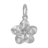 REMBRANDT Sterling Silver Plumeria Flower Charm