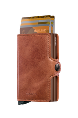 SECRID Twinwallet Vintage Cognac Brown