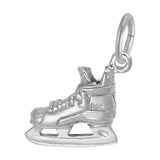 REMBRANDT Sterling Silver Hockey Skate Charm