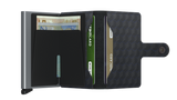 SECRID Miniwallet Optical Black Titanium