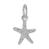 REMBRANDT Sterling Silver Small Starfish Charm