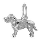 REMBRANDT Sterling Silver Small Labrador Retriever Dog Charm
