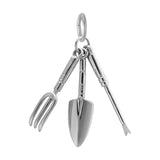 REMBRANDT Sterling Silver Gardening Tools Set Charm