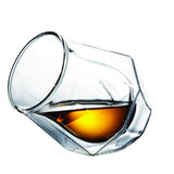 BRILLIANT CRYSTAL Double Double Whiskey Diamond Glass 200ml - Set of 2