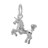 REMBRANDT Sterling Silver Small Unicorn Charm