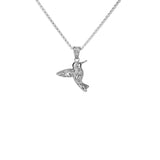 KEITH JACK Sterling Silver & 18K Vermeil Heartline Reversible Hummingbird Pendant