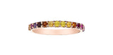 CHI CHI COLLECTION 10K Rose Gold Sunset Ombre Ring