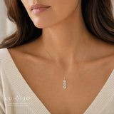 LUJO 10K Yellow Gold Lab Grown Diamonds Drop Style Pendant