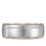 BLEU ROYALE 14K White & Rose Gold 8.5mm Band Ring