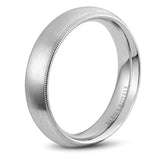 BLEU ROYALE 14K White Gold 5.5mm Ring