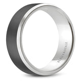 BLEU ROYALE Tantalum & 14K White Gold 8mm Ring