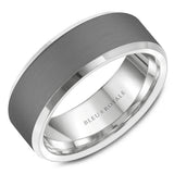 BLEU ROYALE Tantalum & 14K White Gold 8mm Ring
