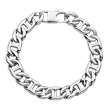 STEELX Stainless Steel Mariner Bracelet - 8.5''