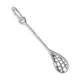 REMBRANDT Sterling Silver Traditional Lacrosse Stick Charm