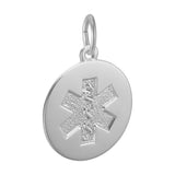 REMBRANDT Sterling Silver Medical Symbol Charm
