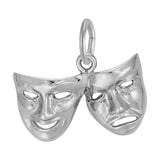REMBRANDT Sterling Silver Comedy & Tragedy Masks Charm