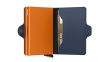 SECRID Twinwallet Matte Night Blue & Orange