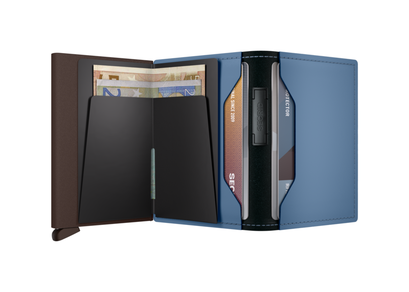 SECRID Bandwallet Matte Steel Blue-Brown