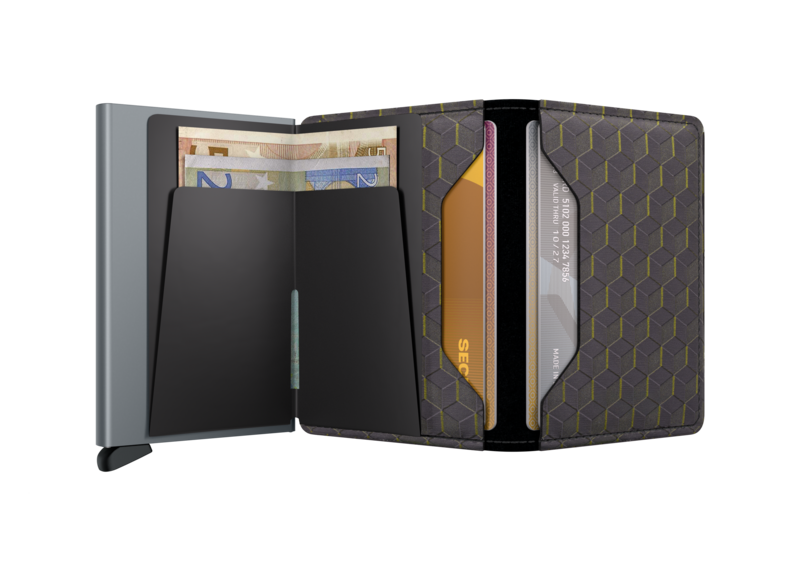 SECRID Slimwallet Optical Grey-Yellow