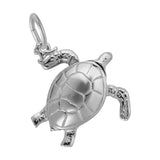 REMBRANDT Sterling Silver Sea Turtle Charm