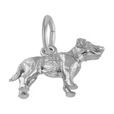 REMBRANDT Sterling Silver Small Labrador Retriever Dog Charm