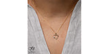 FOREVER JEWELLERY 10K Yellow Gold Polished Diamond Open Heart Pendant