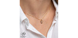 FOREVER JEWELLERY 10K Yellow Gold Diamond Heart Pendant