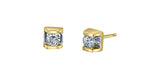 FOREVER JEWELLERY 10K Yellow Gold Diamond Studs