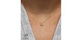 FOREVER JEWELLERY 10K Yellow Gold Diamond Pear Shape Pendant