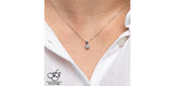 FOREVER JEWELLERY 10K White Gold Diamond Cluster Pendant