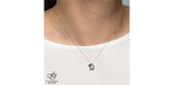 FOREVER JEWELLERY 10K White Gold Diamond Dolphins Pendant