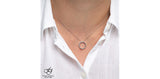 FOREVER JEWELLERY 10K White Gold Diamond Circle Pendant