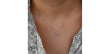 FOREVER JEWELLERY 10K White Gold Diamond Pulse Teardrop Pendant