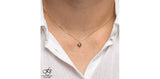 FOREVER JEWELLERY 10K Yellow & White Gold Diamond Pulse Pendant