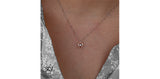 FOREVER JEWELLERY 10K Rose & White Gold Diamond Pulse Heart Pendant