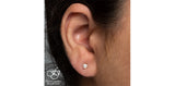 FOREVER JEWELLERY 10K Yellow Gold Pearl Studs