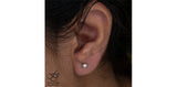 FOREVER JEWELLERY 10K Yellow & White Gold Diamond Illuminaire Studs