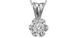 FOREVER JEWELLERY 10K White Gold Diamond Illumniaire Pendant